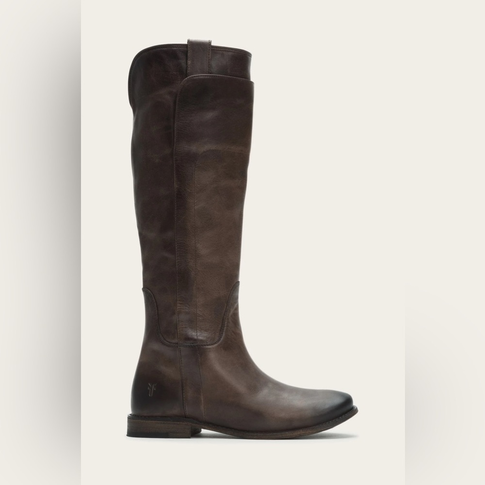 Frye Women's Paige dark brown Knee high tall riding Boots